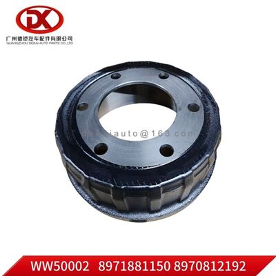 Brake Drum 8971881150 8970812192   8 97188115 0 8 97081219 2 for ISUZU 4HG1/4HG1-T/4HE1/4HK1/700P/NPR/NQR Truck Parts
