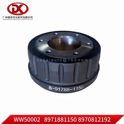 Brake Drum 8971881150 8970812192   8 97188115 0 8 97081219 2 for ISUZU 4HG1/4HG1-T/4HE1/4HK1/700P/NPR/NQR Truck Parts